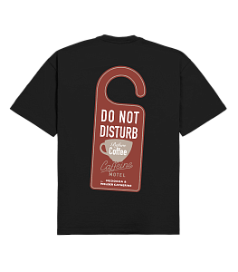 Футболка MEDOOZA "Просьба не беспокоить / Do not Disturb" (чёрный) 