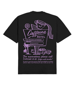 Футболка MEDOOZA "Кофейный мотель / Caffeine Motel" (чёрный)
