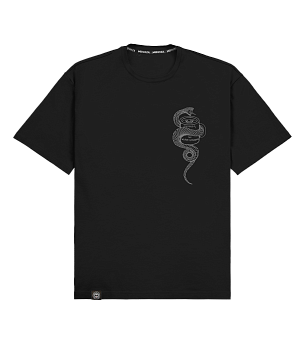 Футболка MEDOOZA " Кофейная змея / Coffee Snake" (чёрный)