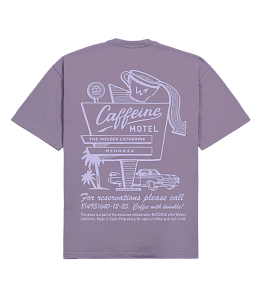 Футболка MEDOOZA "Кофейный мотель / Caffeine Motel" (сирень)