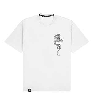 Футболка MEDOOZA "Кофейная змея / Coffee Snake" (белый)
