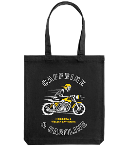 Сумка MEDOOZA "Кофеин и бензин / Caffeine & Gasoline" (чёрный)