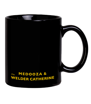 Кружка MEDOOZA "Кофеин и бензин / Caffeine & Gasoline" (чёрный)