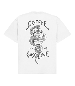 Футболка MEDOOZA "Кофейная змея / Coffee Snake" (белый)